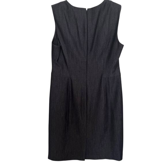 Calvin Klein Women's Career Sheath Dress Dark Charcoal Approximate Size 10 - Picture 2 of 9